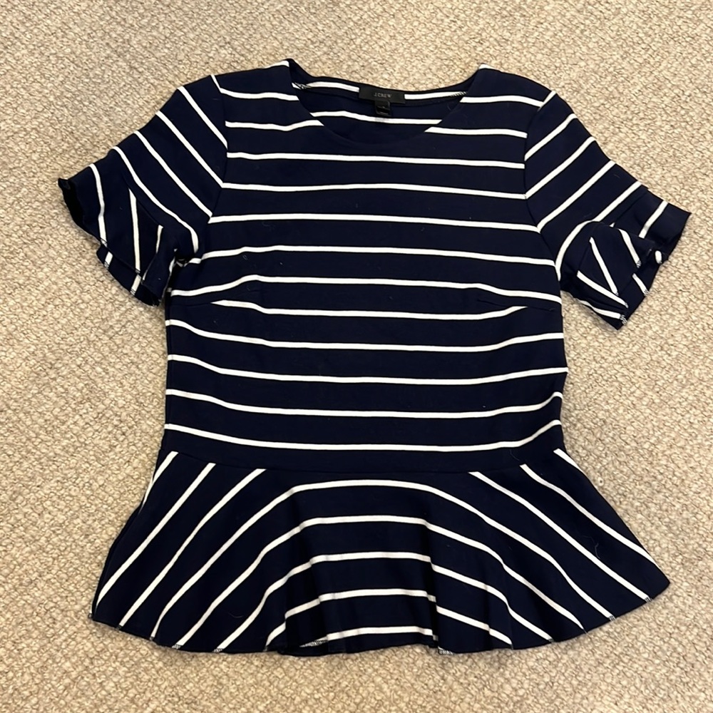 J. Crew peplum top